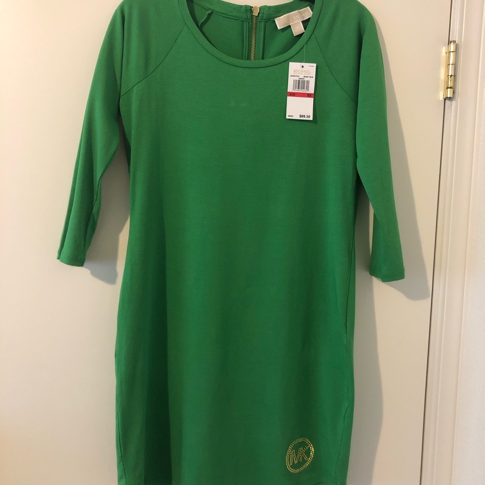 Green MK dress